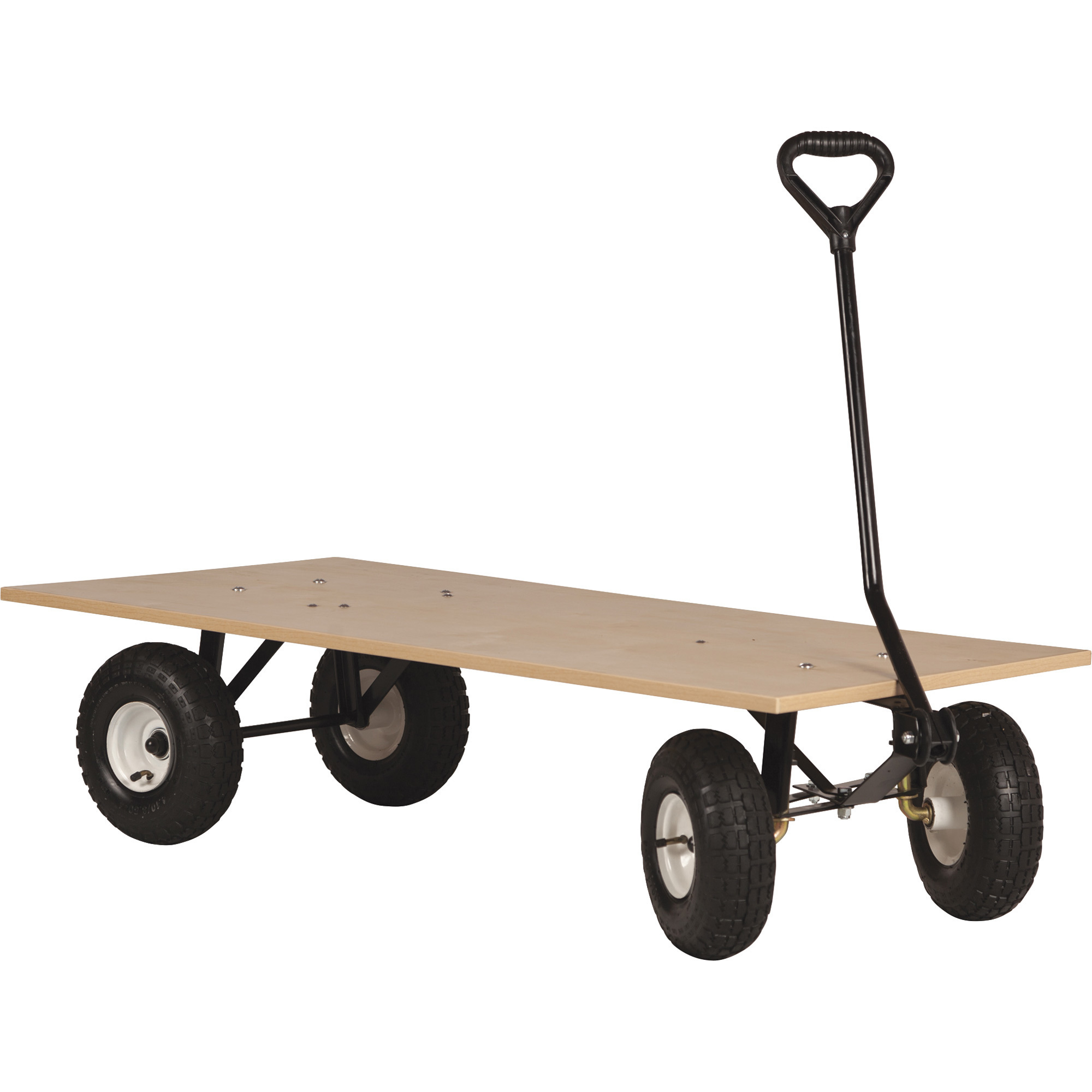 Farm-Tuff Flatbed Garden Wagon, 1,000-Lb. Capacity, 48in.L x 24in.W, Model# FRW